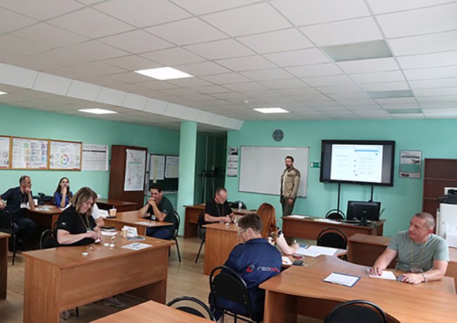 Сотрудники РЦК провели на заводе «Геомаш» тренинг по основам бережливого производства