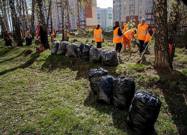 В Курской области подвели итоги всероссийского субботника
