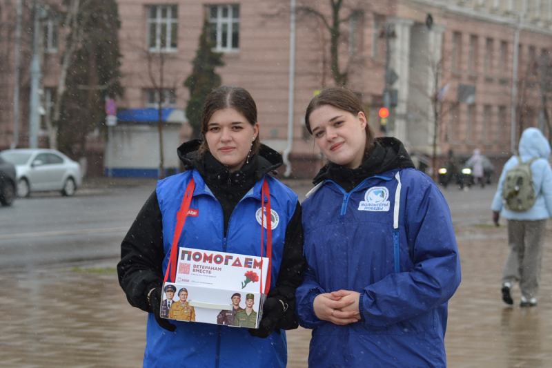 В Курске стартовала всероссийская акция помощи ветеранам «Красная гвоздика»