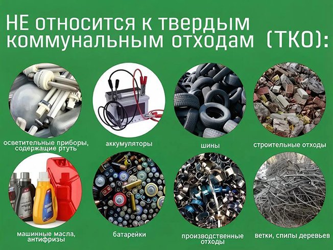  Ветки, листву, траву и другие растительные отходы запрещено выбрасывать в контейнеры для ТКО!