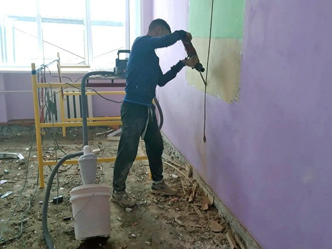 Ремонт начался