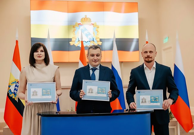 Памятники архитектуры Курской области увековечили на почтовых марках